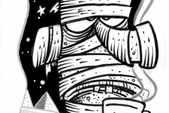 Mummy Cartoon Spot Mummy Cartoon Spot