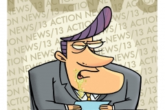 Newsman Cartoon