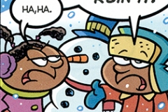 Man Of Popsicle "Winter!" Comic Ad